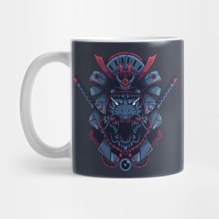 Tiger Samurai Ronin Illustration Japanese Art Mug